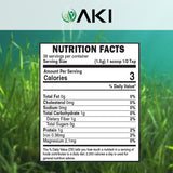 AKI E18 Spirulina Azul, coloración en platos para presentaciones
