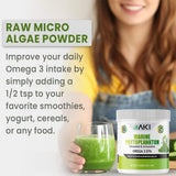 AKI ORGANIC proteínas vegetales de origen marino para nutrición diaria
