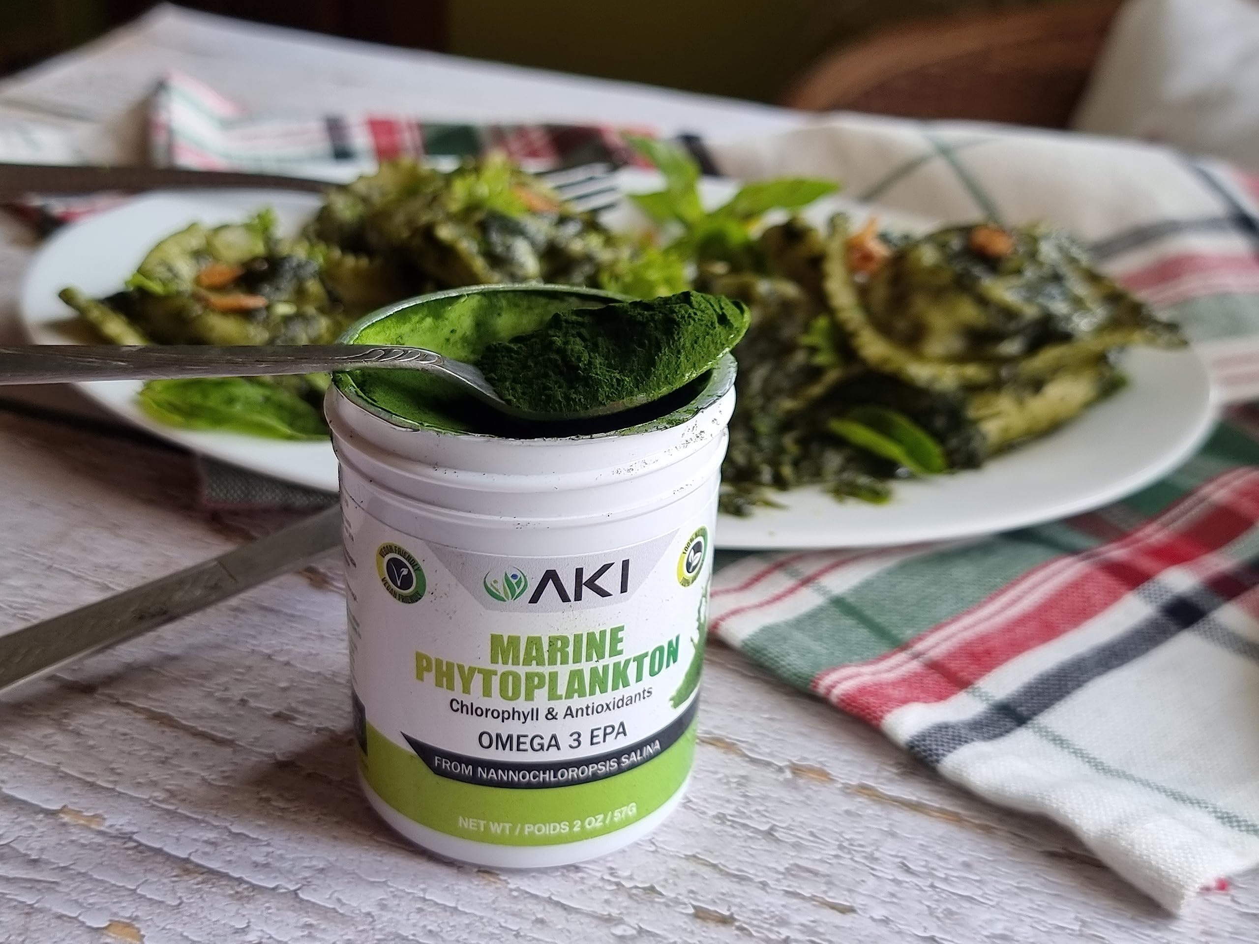 AKI ORGANIC uso diario: añadir a smoothies, yogur o cereal