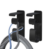 Gancho doble AkioPey para CPAP mantiene las mangueras ordenadas y seguras.