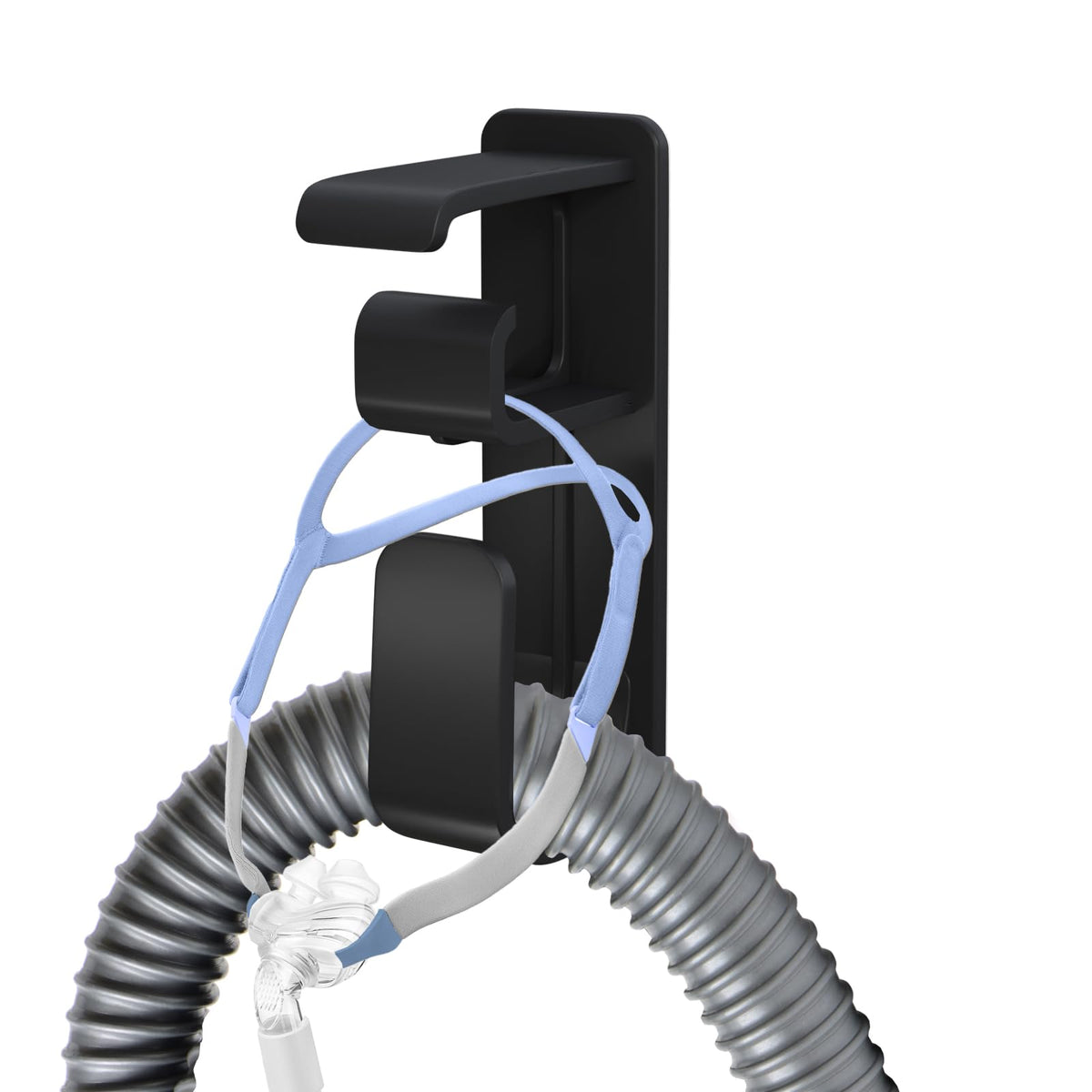 AkioPey colgador CPAP con doble gancho para mangueras, evita enredos nocturnos