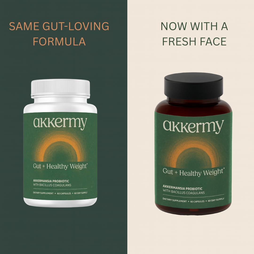 Producto Akkermy Probiotic hecho en EE. UU, calidad y pureza vegana.