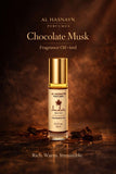 AL-HASNAYN Chocolate Almizcle Perfume Rodillo, adecuado como regalo elegante.