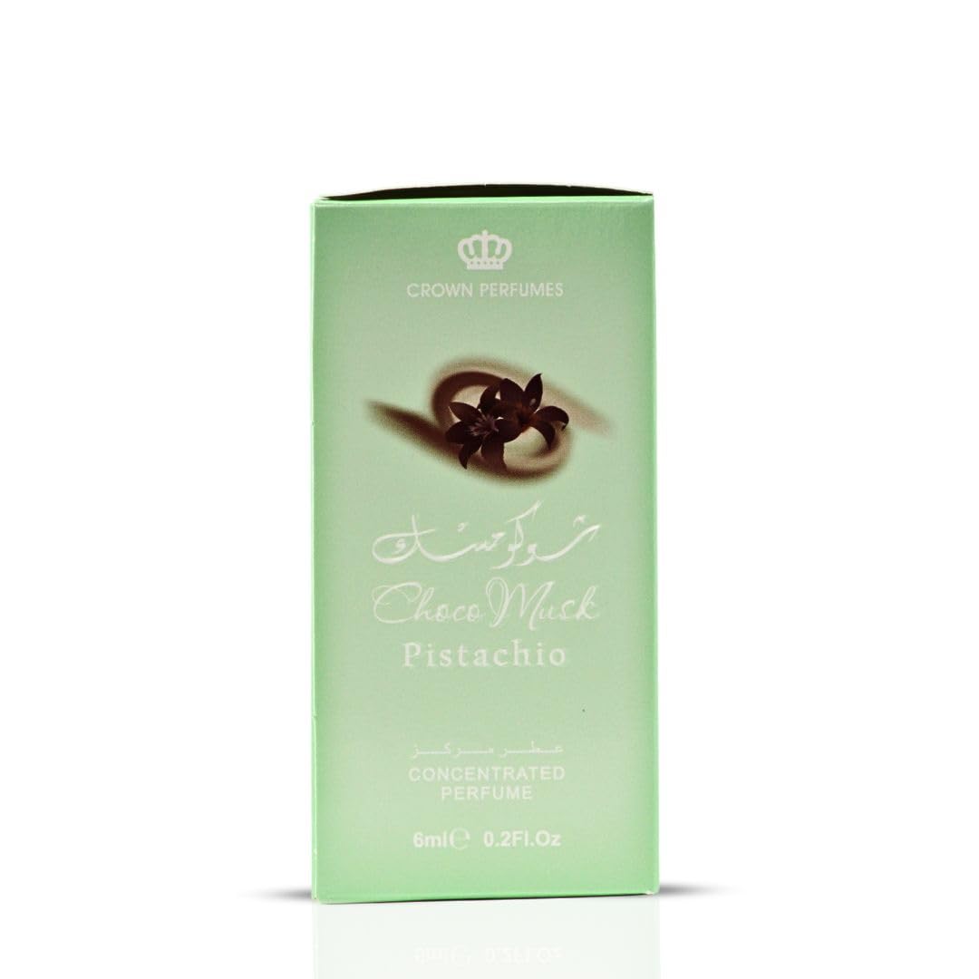 Al-Rehab Choco Musk Pistachio base vainilla y ámbar crea calor suave