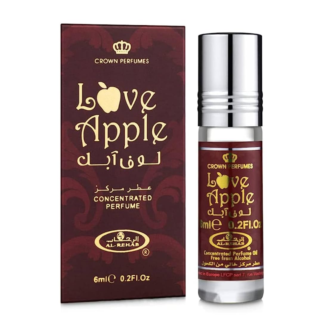 Al-Rehab Love Apple apertura verde, manzana fresca, ideal para uso diario.