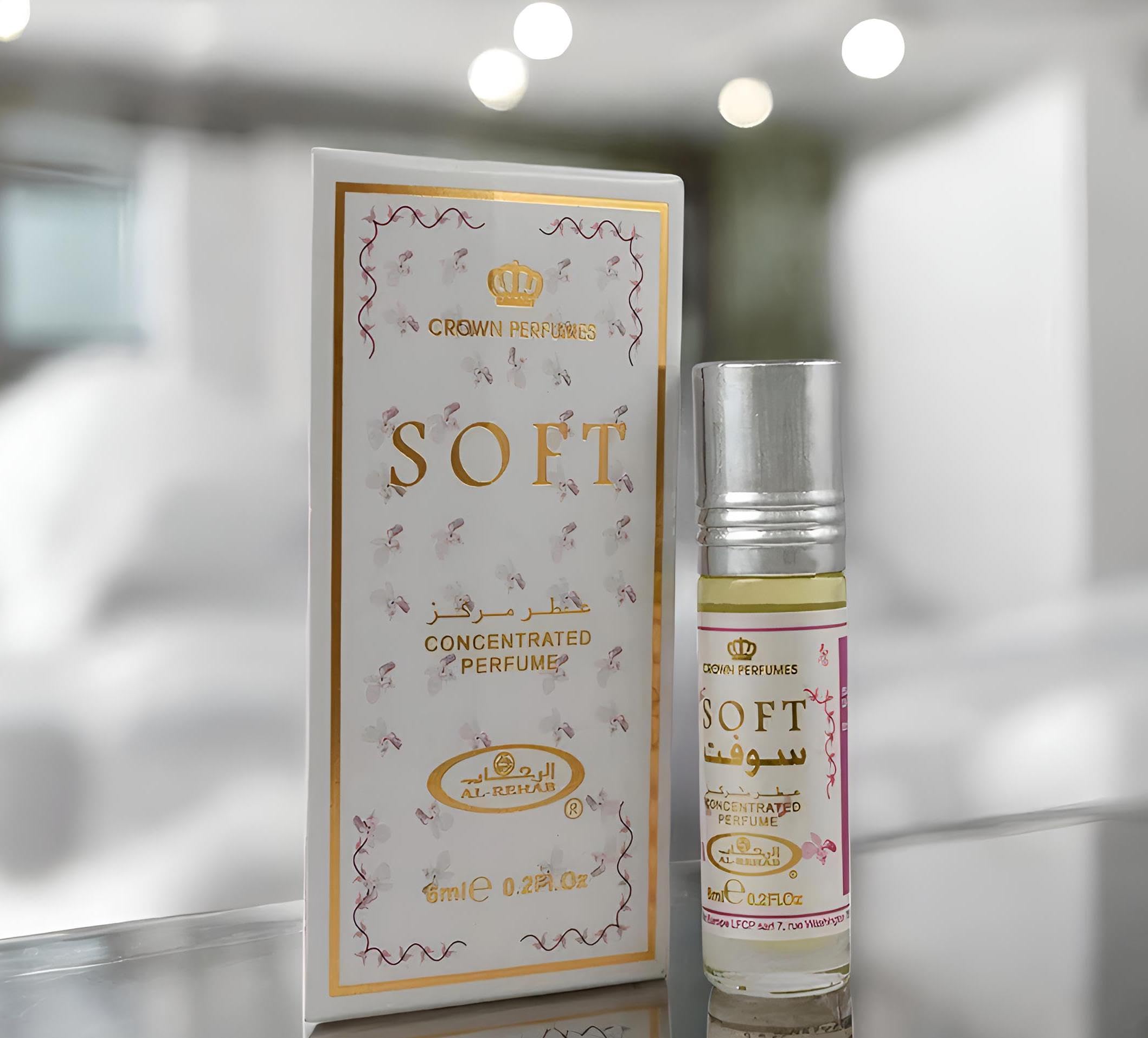 Al Rehab Soft Rodillo Perfumado notas cítricas y vainilla para uso diario.