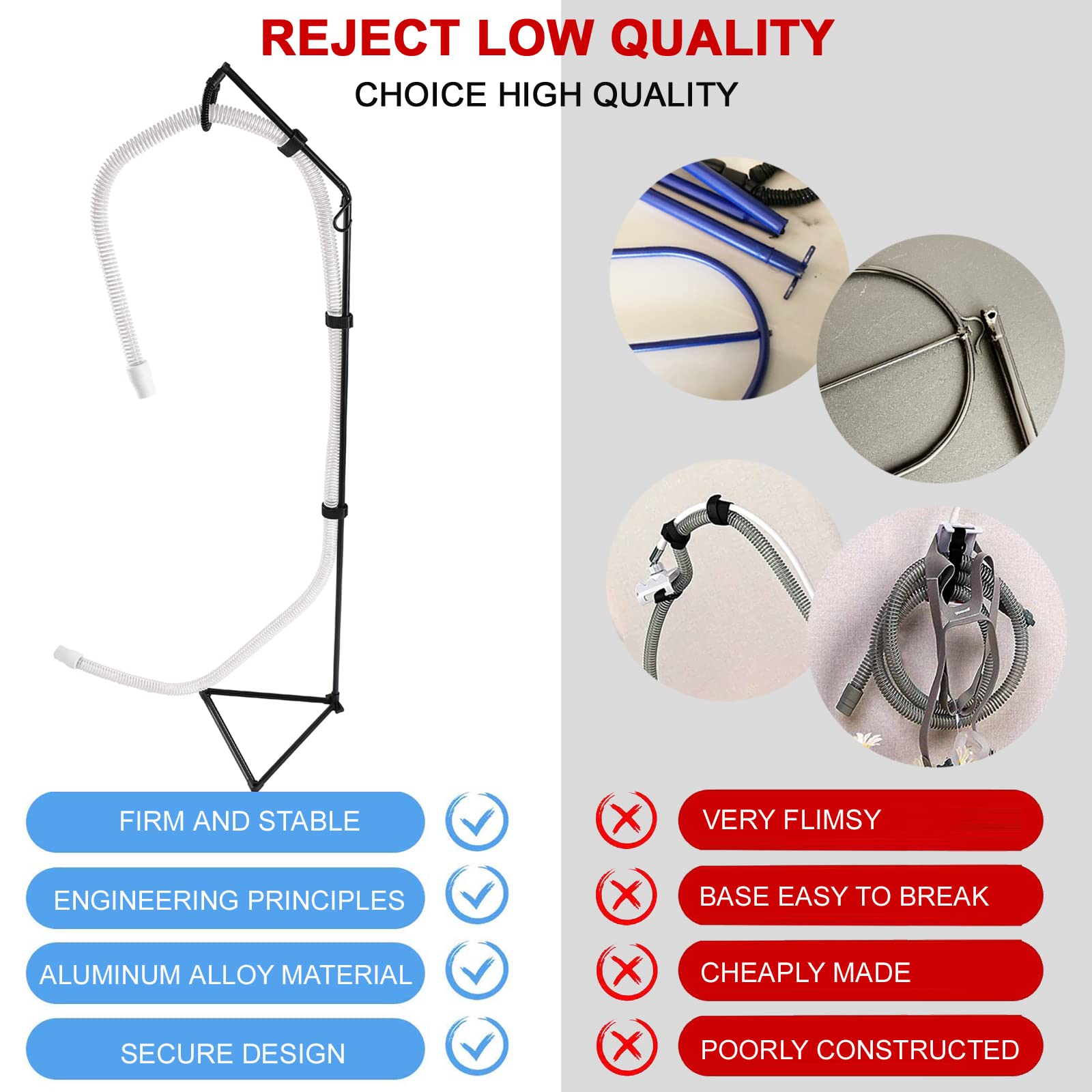 ALADUSA: materiales de aluminio y plástico resisten la corrosión para uso prolongado.