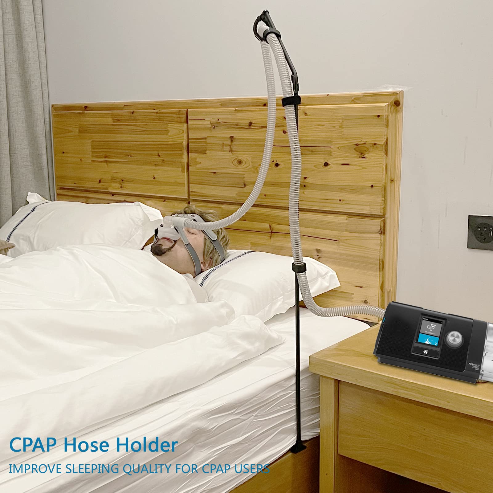 ALADUSA: compatibles con mangueras CPAP, BiPAP y APAP para mayor durabilidad.