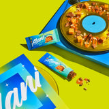 Centro de caramelo en la barra de proteína de Alani Nu