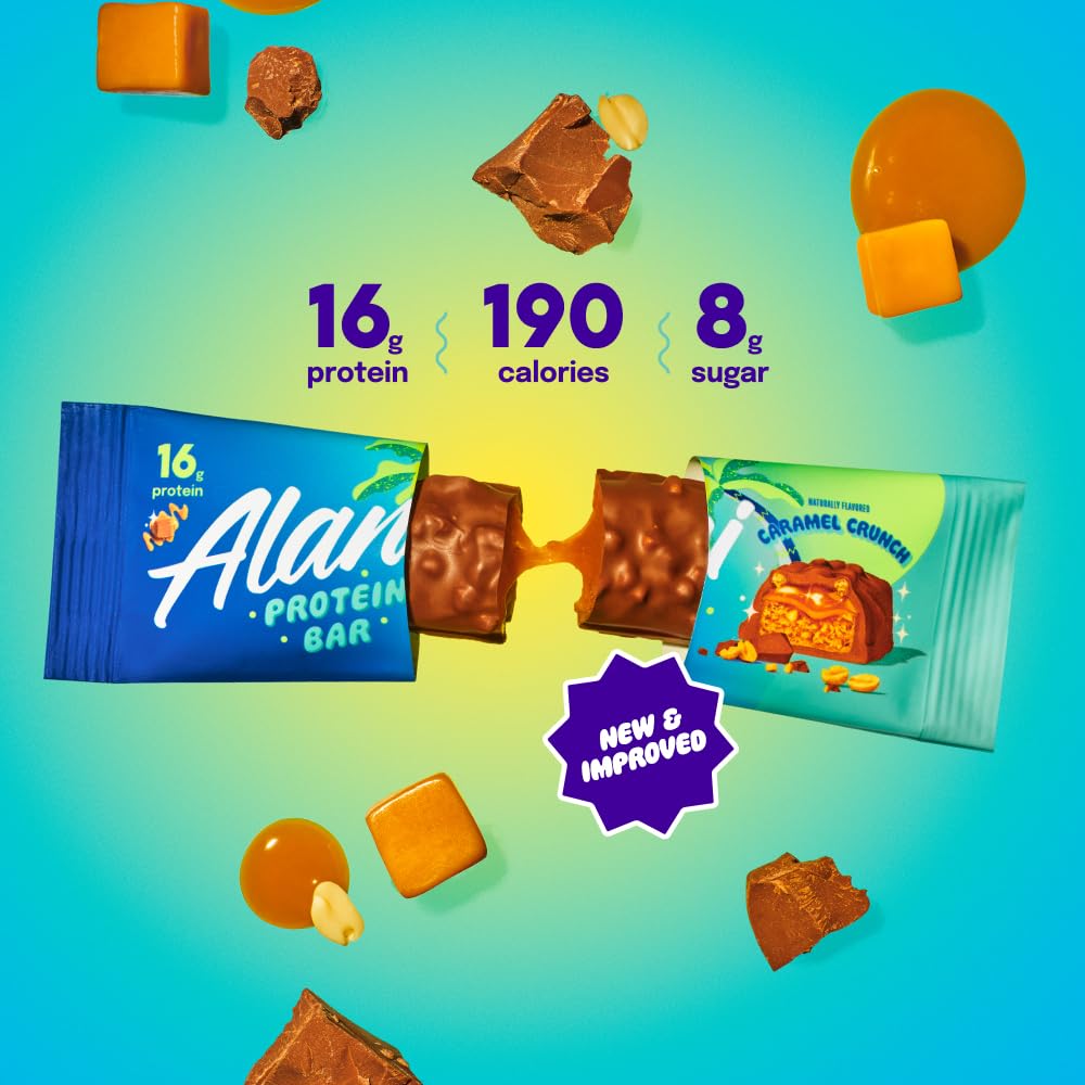 Barras de proteína sin gluten de Alani Nu para estilo de vida activo