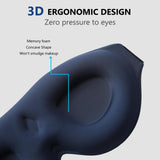 ALASKA BEAR diseño 3D contorneado para ojos evita roces incómodos