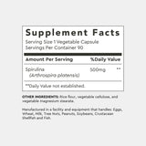 Alaya Naturals Spirulina: forma diaria para apoyar una dieta saludable.
