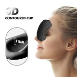 Albatross máscara dormir 3D, copa contorneada para mayor comodidad ocular al dormir.