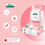 Toallitas de bambú Aleva Naturals, con aloe vera y manzanilla para higiene suave