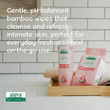 Toallitas de bambú Aleva Naturals, textura ultra suave para mayor comodidad