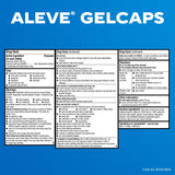Aleve Gelcaps: alivio de dolores musculares y espalda con uso regular.
