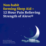Aleve PM Caplets: alivio nocturno de molestias para dormir sin interrupciones.