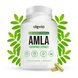 Alevia Amla cápsulas 1000mg envase: apoyo antioxidante diario para el bienestar.