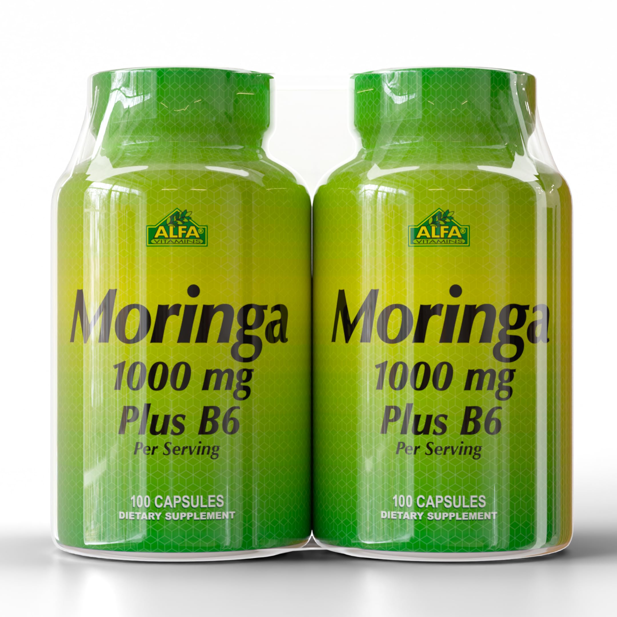 ALFA VITAMINS Moringa con B6, envase listo para tu rutina diaria