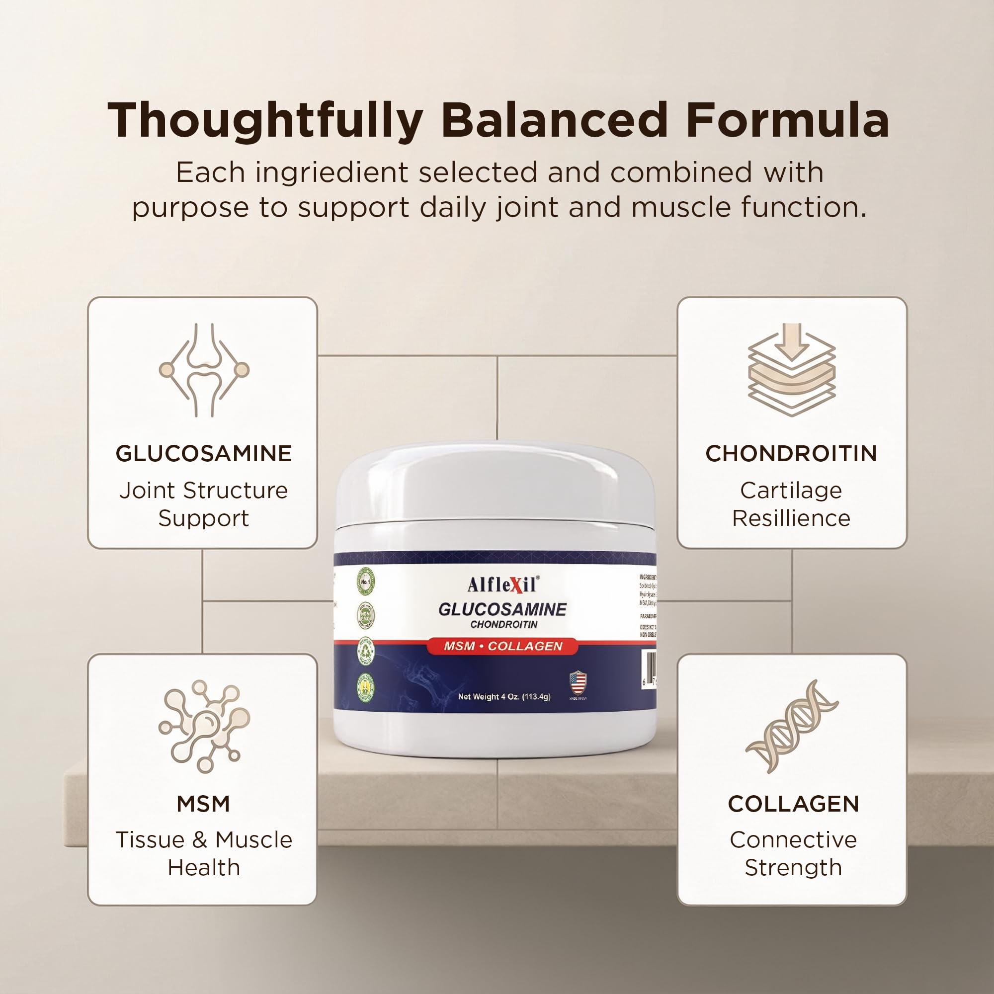 ALFLEXIL crema movilizacion articular para mayor flexibilidad tras entrenamientos.