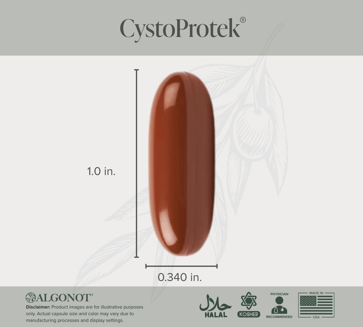 Algonot CystoProtek composición incluye flavonoides, glucosamina, condroitina y hialuronato.