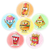 AlierGo bolsas frío diseño fast food, alivio suave ante golpes infantiles.