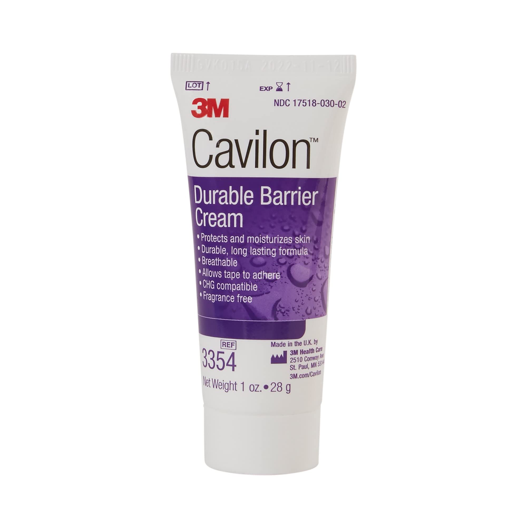 AliMed Cavilon crema barrera 1oz-tubo protege la piel durante el cuidado diario.