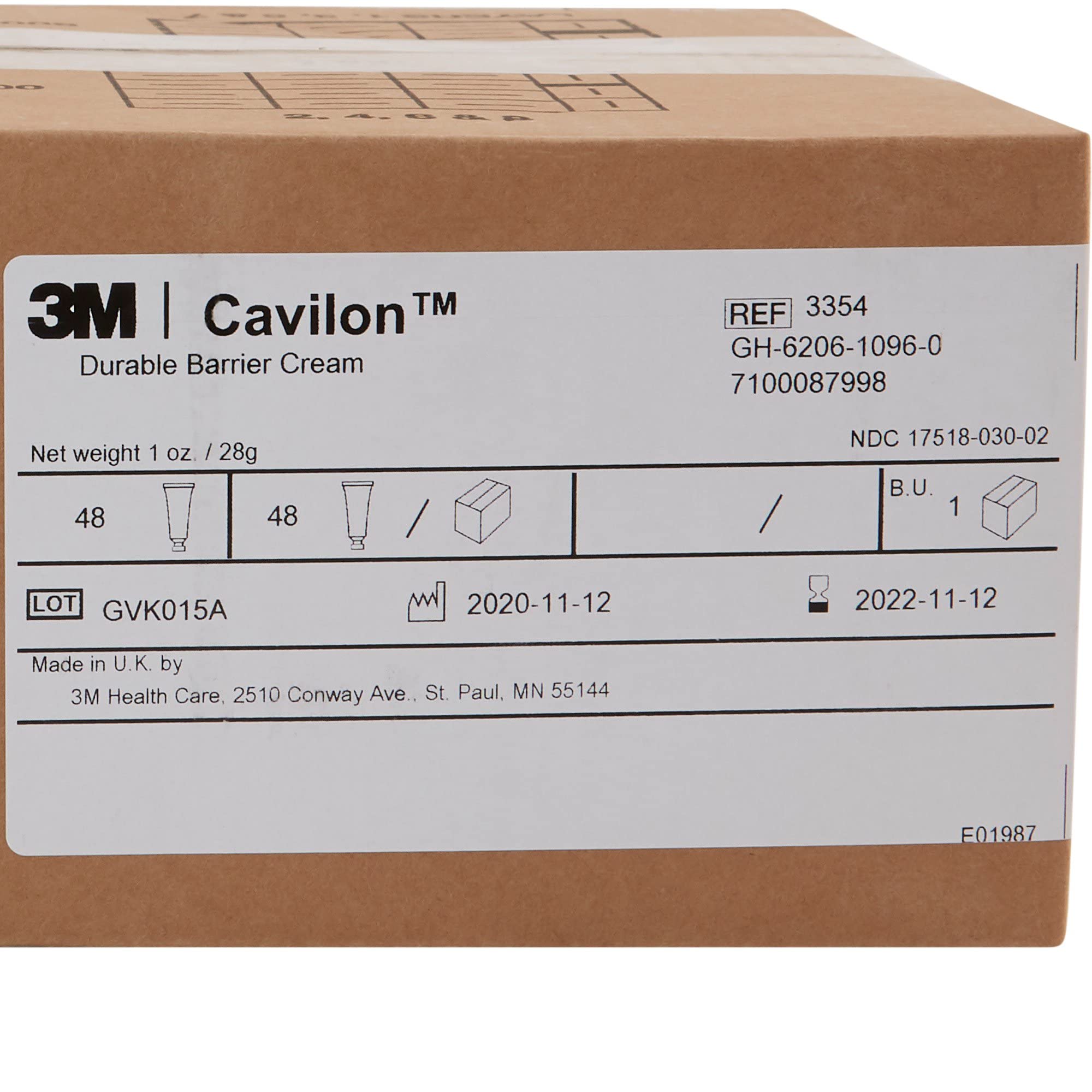 AliMed Cavilon crema barrera de uso diario en piel sensible.