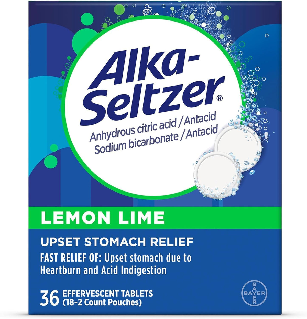 Alka-Seltzer Heartburn Relief: caja de 4 envases para alivio rápido de la acidez