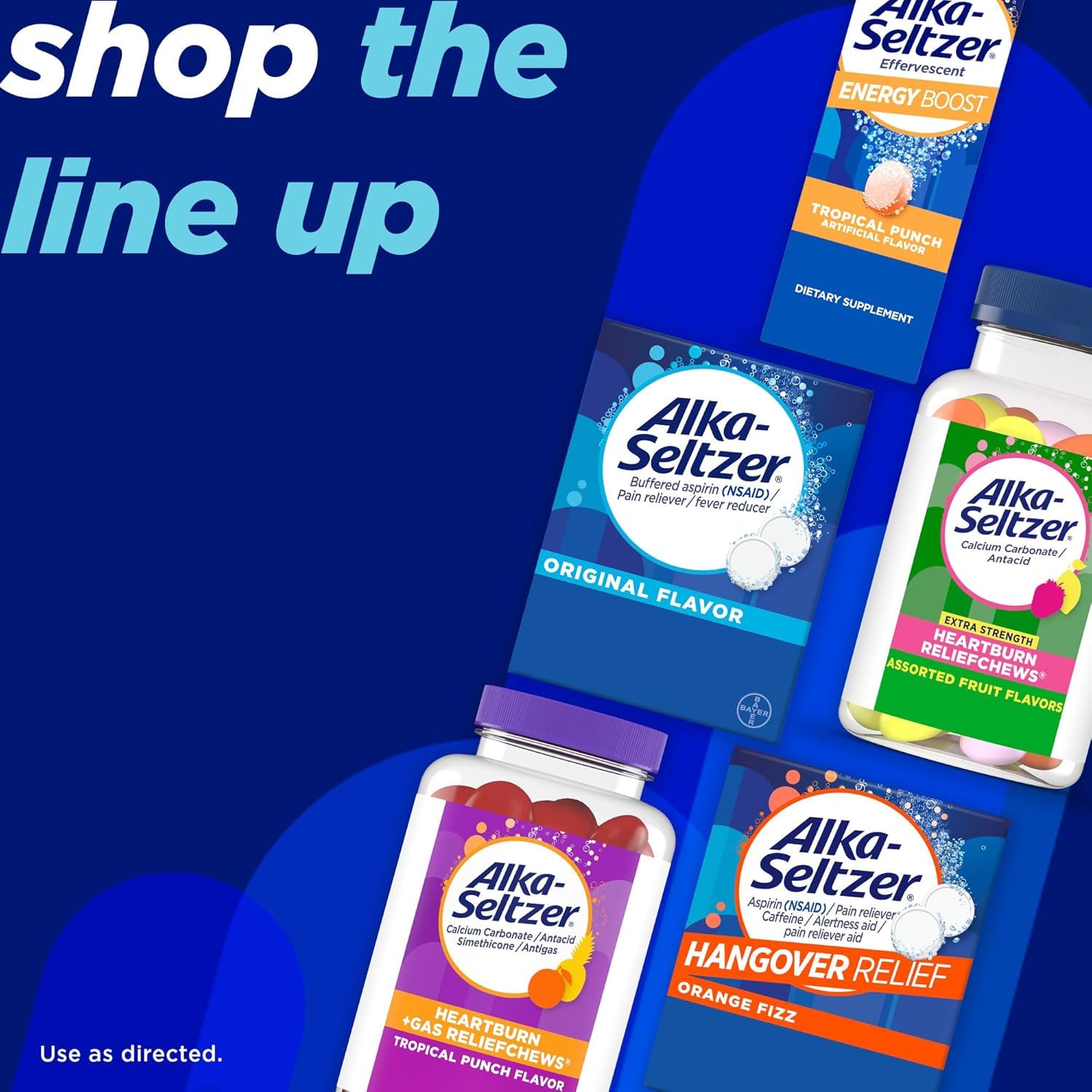 Alka-Seltzer Heartburn Relief: paquetes de 4, práctico para llevar y usar