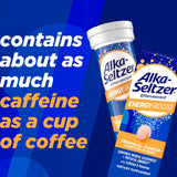 Alka-Seltzer Impulso de Energía: cafeína y guaraná para concentración temporal.