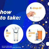 Alka-Seltzer Impulso de Energía: práctico para llevar al gimnasio o a la oficina.