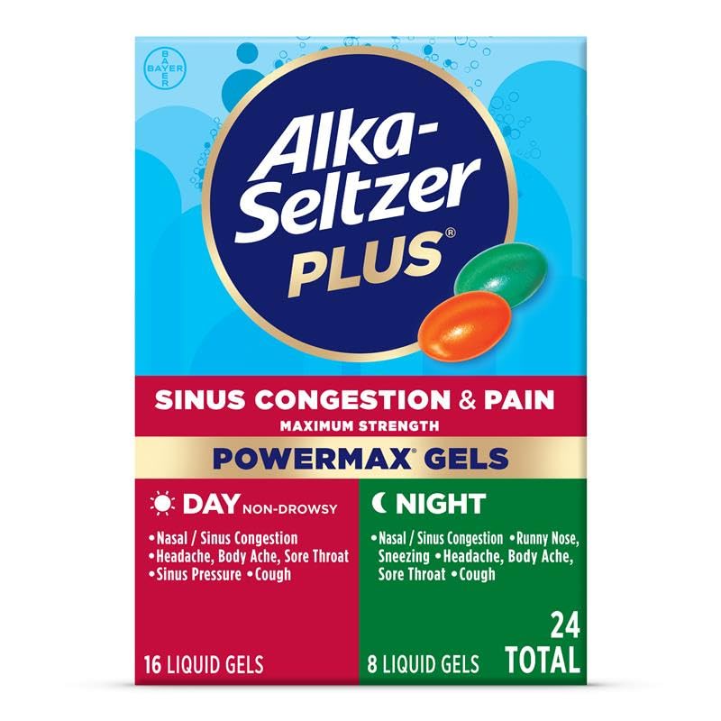 ALKA-SELTZER PLUS: información clara de dosis y uso correcto.