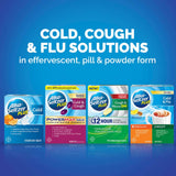 Etiqueta de Alka-Seltzer Plus PowerMax con lista de usos.