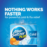 Alka-Seltzer Plus Naranja Zeste: empaque práctico para uso diario.