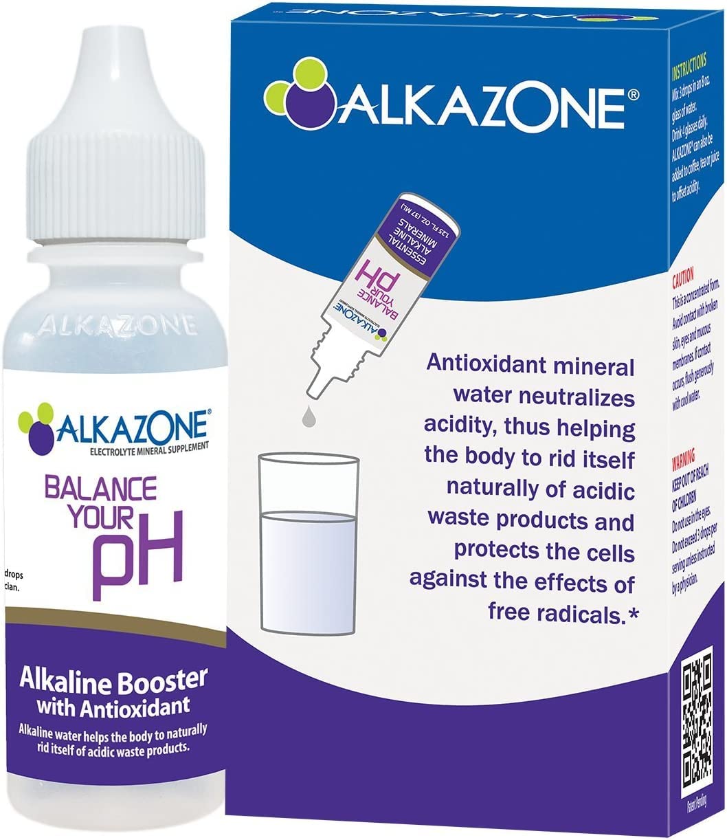 Alkazone: dosificador de gotas cayendo en un vaso.