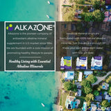 Visual de uso diario de Alkazone para agua.