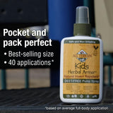 All Terrain Kids Herbal Armor, exterior con protección natural para camping.