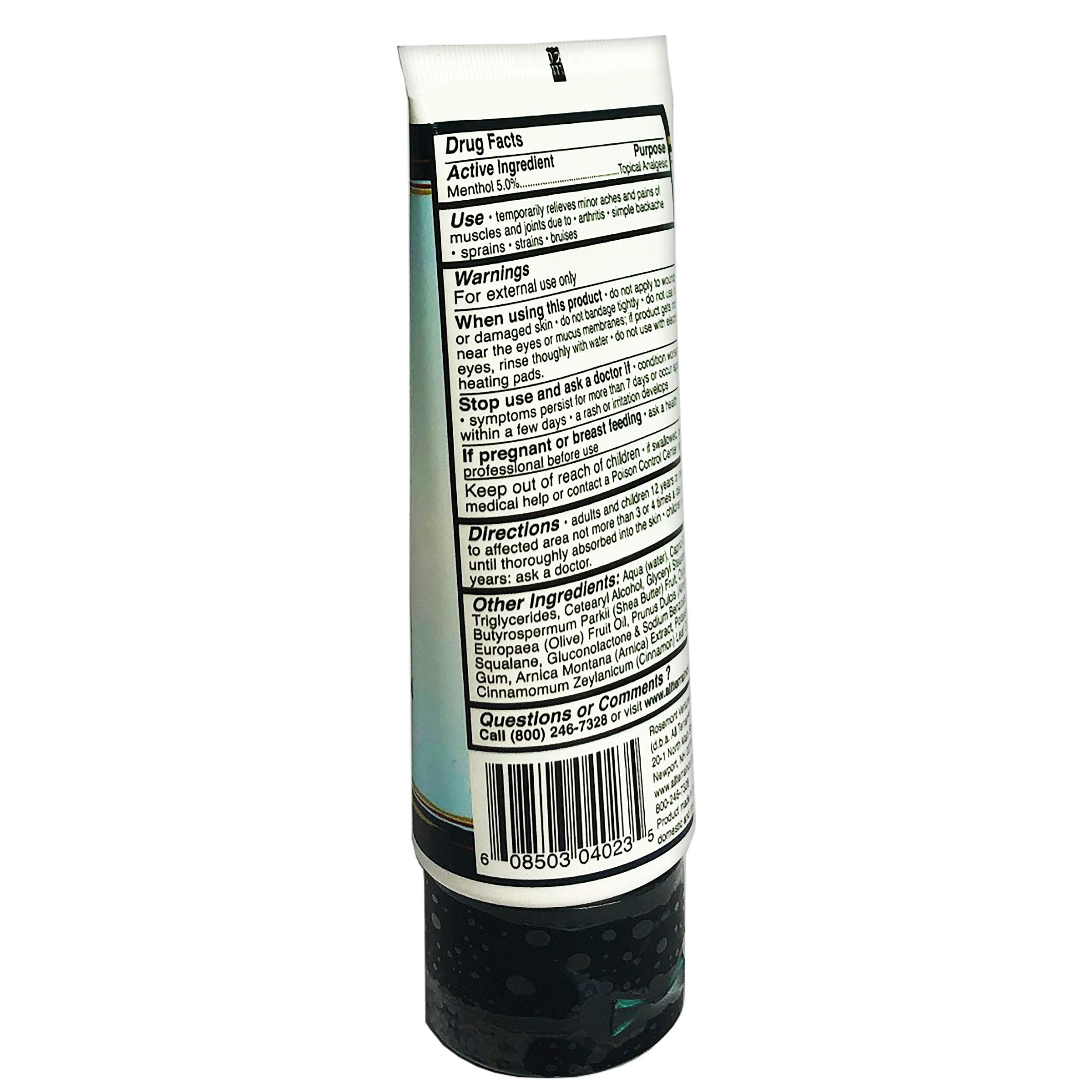 All Terrain Recovery Rub durante el masaje, efecto calmante para tensiones.