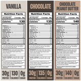 ALL THAT! NUTRITION Paquete-variedad proteina: tres sabores para descubrir tu favorito