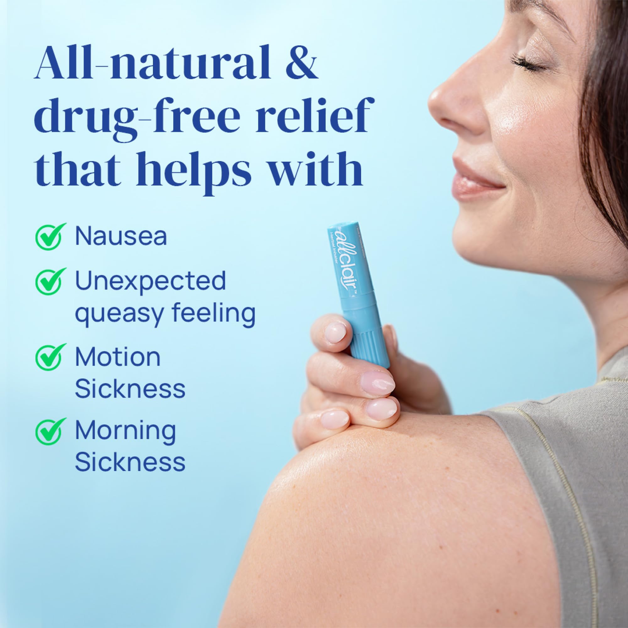 Aroma herbal natural de Allclair para alivio suave sin medicación