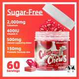 Allcoovita Colostrum Chews porción individual, ideal para incorporar a la rutina.