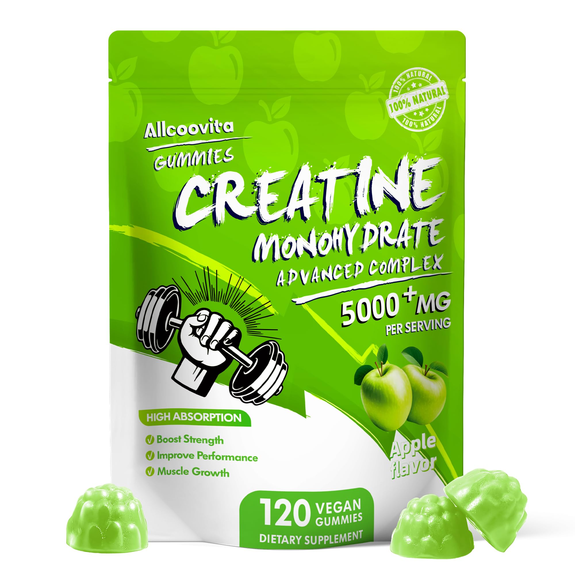 Allcoovita creatina gomita control de calidad en laboratorio