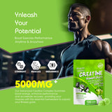 Allcoovita creatina gomita dosis 5 g por porción para rendimiento
