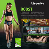 Allcoovita creatina gomita etiqueta certificación NSF y trazabilidad