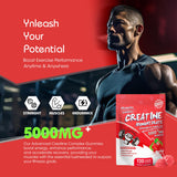 Allcoovita Creatina Gomitas etiqueta: ingredientes claros y opciones veganas y halal.