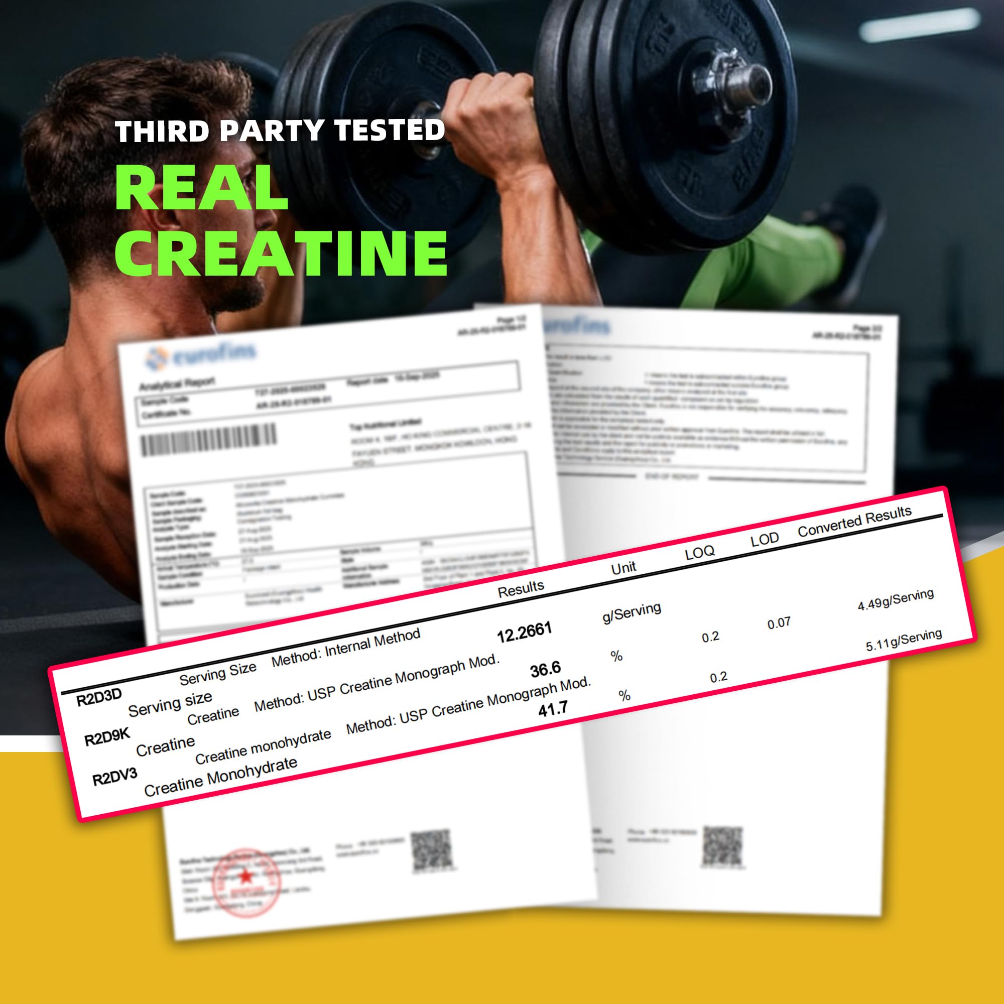 Allcoovita Creatine Gummy dosis 5 g, rendimiento sostenido