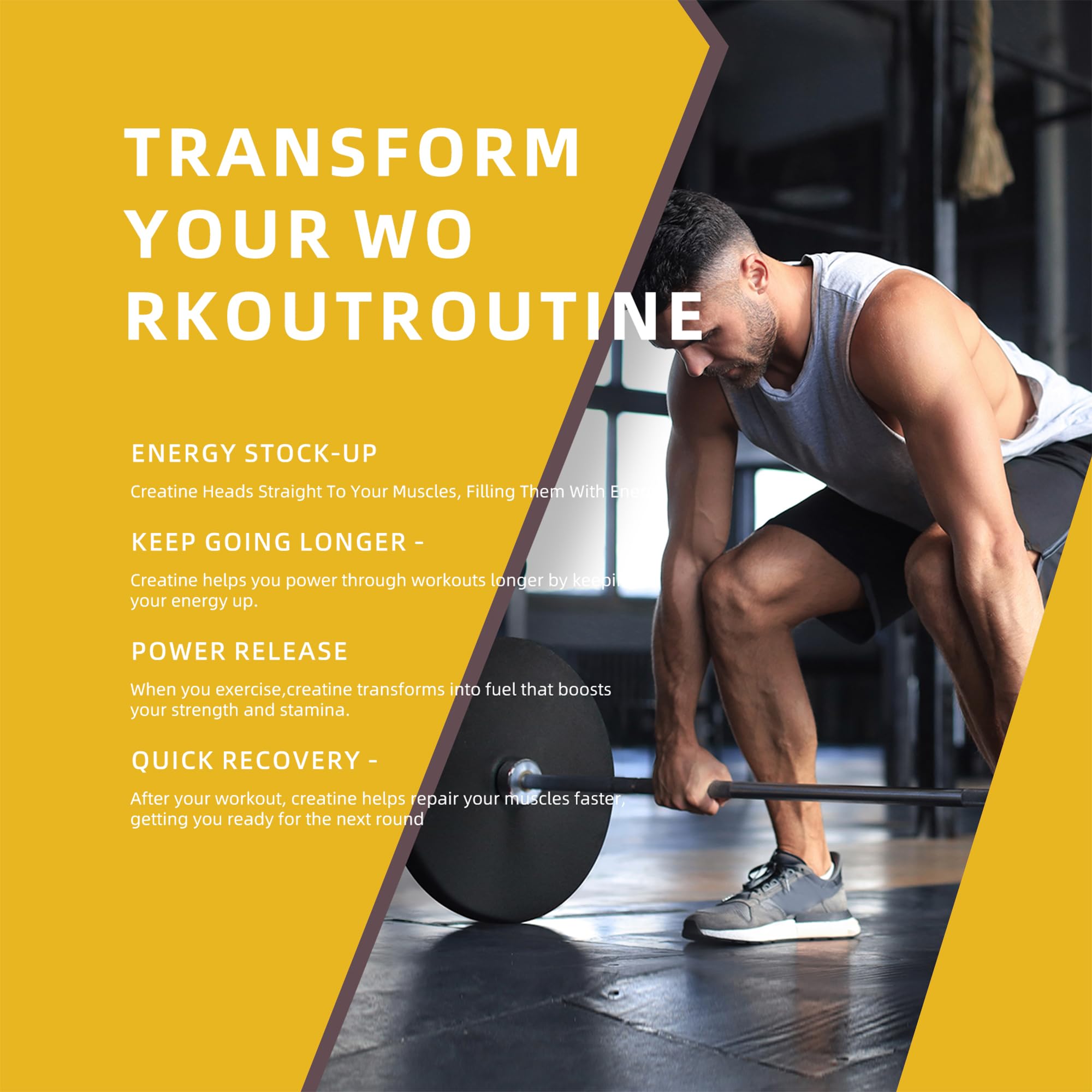 Allcoovita Creatine Gummy usos diarios, energía y enfoque posible
