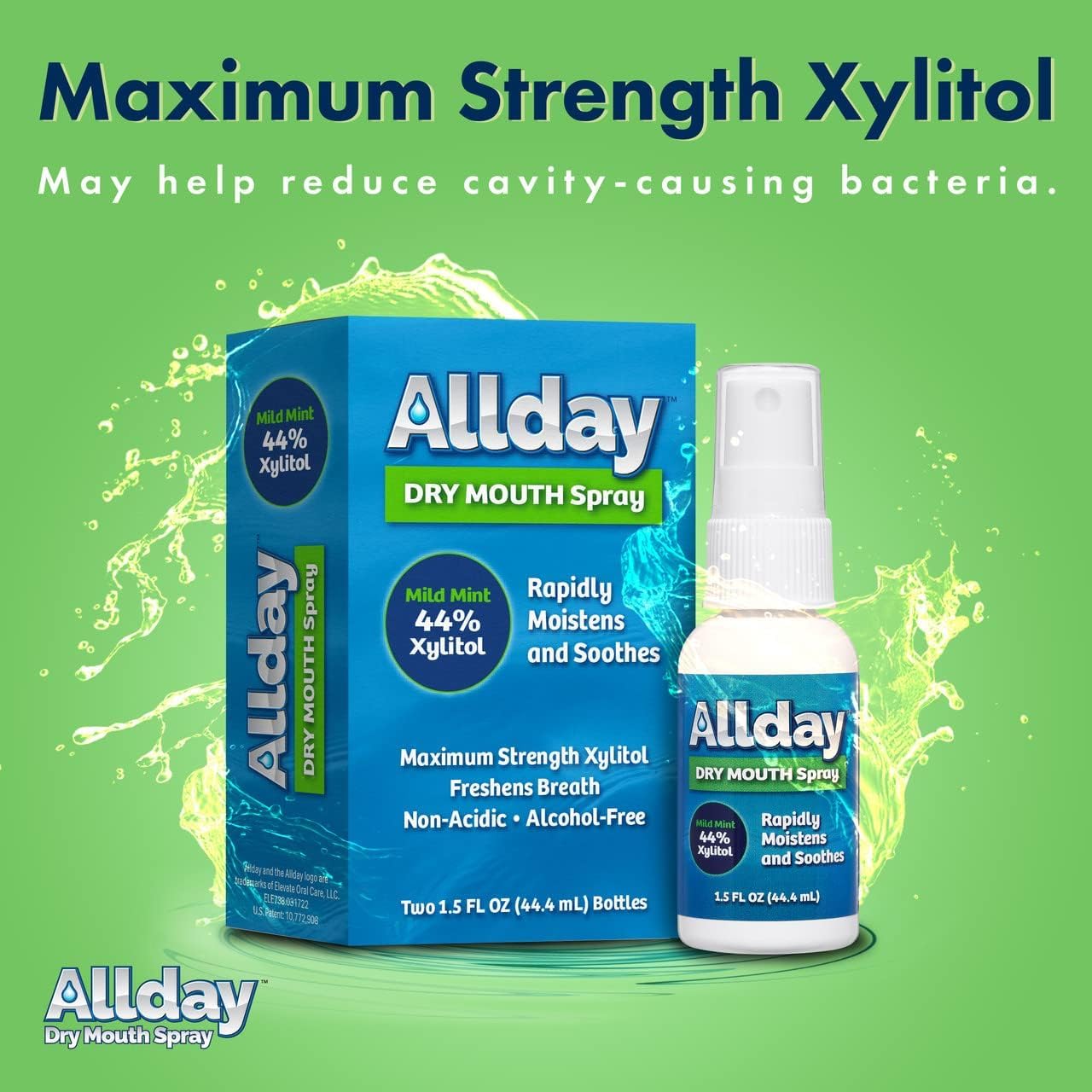 Allday Dry Mouth Spray: sin alcohol ni azúcar para un estilo de vida activo.
