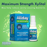 Allday Dry Mouth Spray: sin alcohol ni azúcar para un estilo de vida activo.